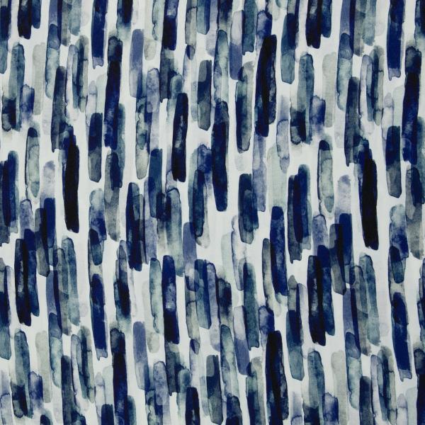 Viskose Akita Streifen Blautöne von Swafing